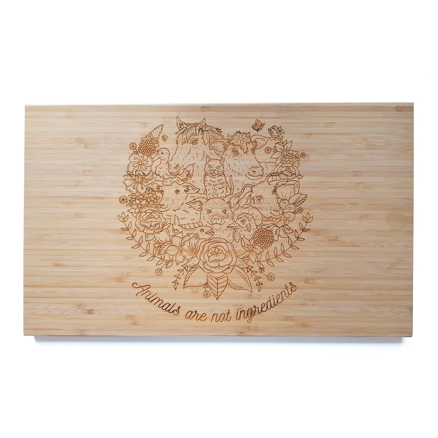 Chopping board - Animals are not Ingredients