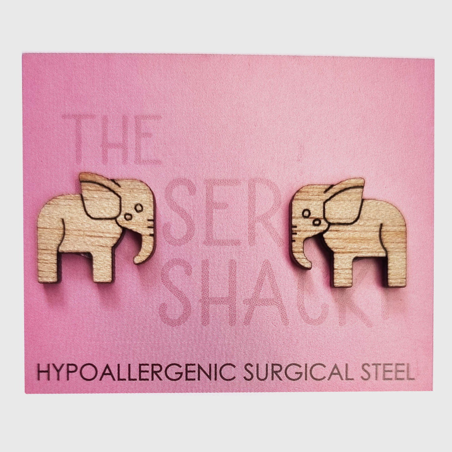 Studs Elephant - Wood
