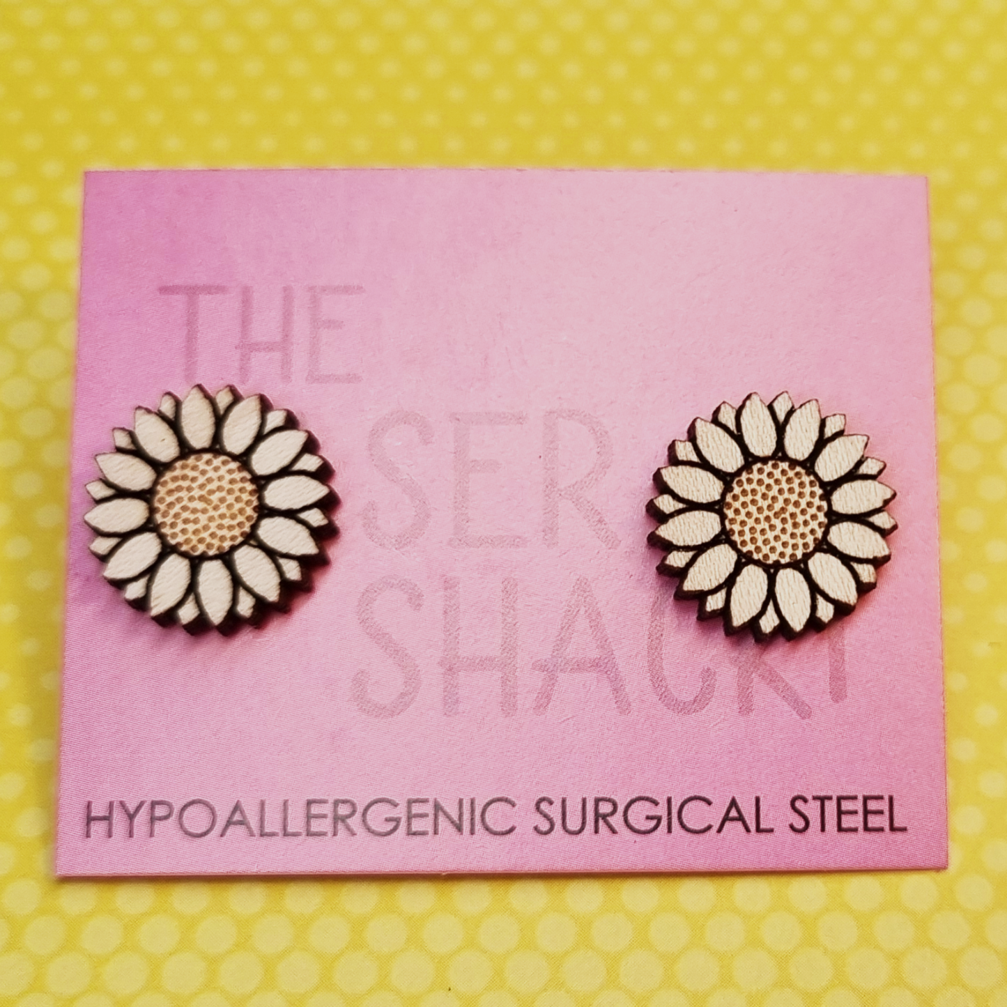 Studs Sunflower - Wood