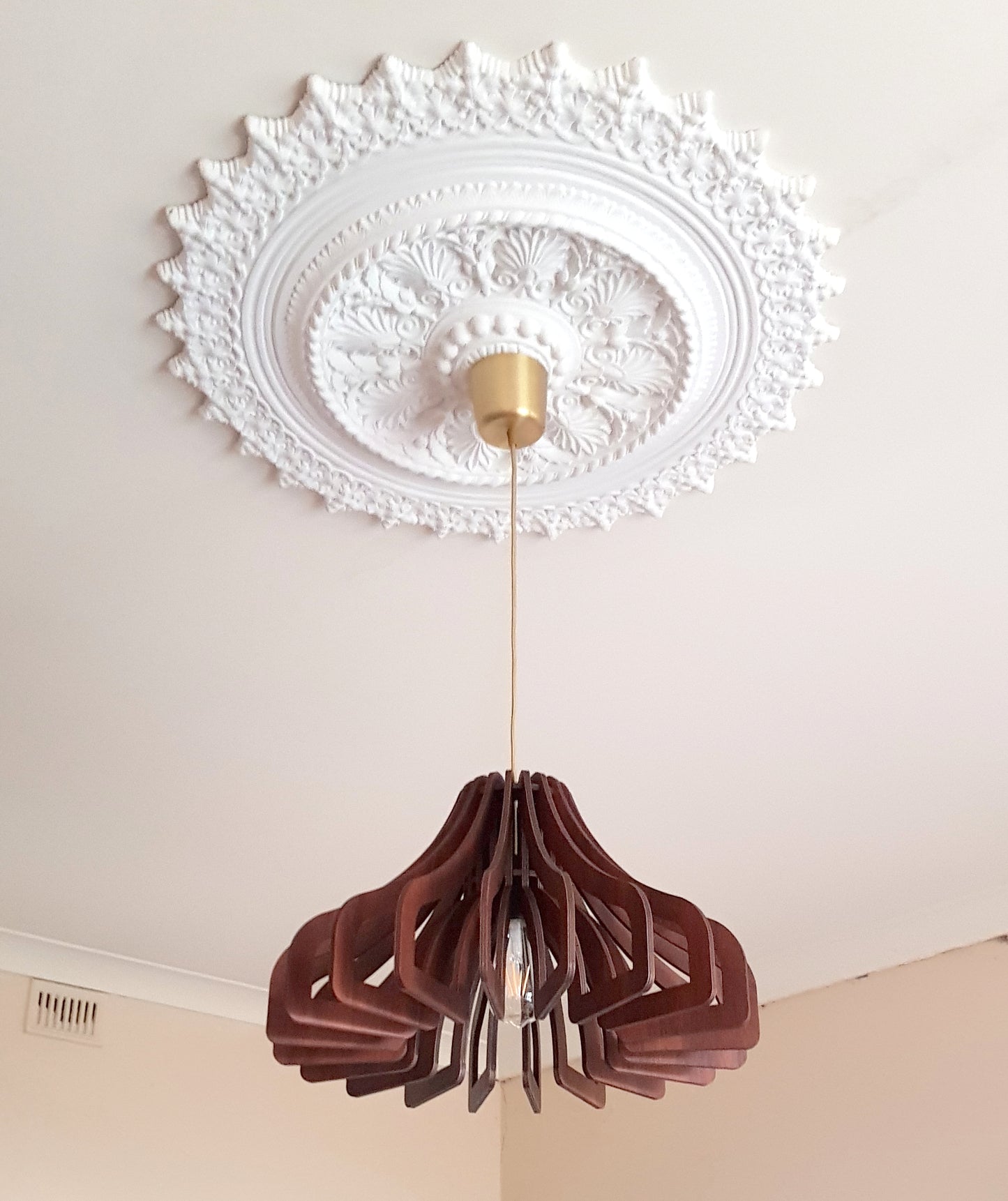 Hood Lamp - Ceiling Light - Jarrah