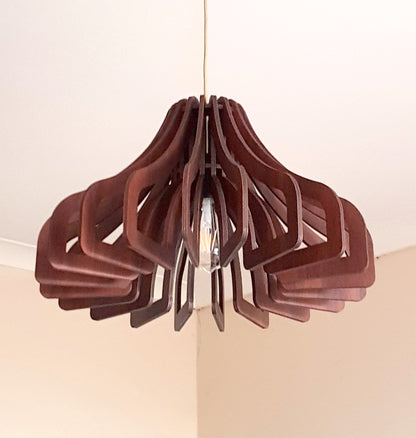 Hood Lamp - Ceiling Light - Jarrah