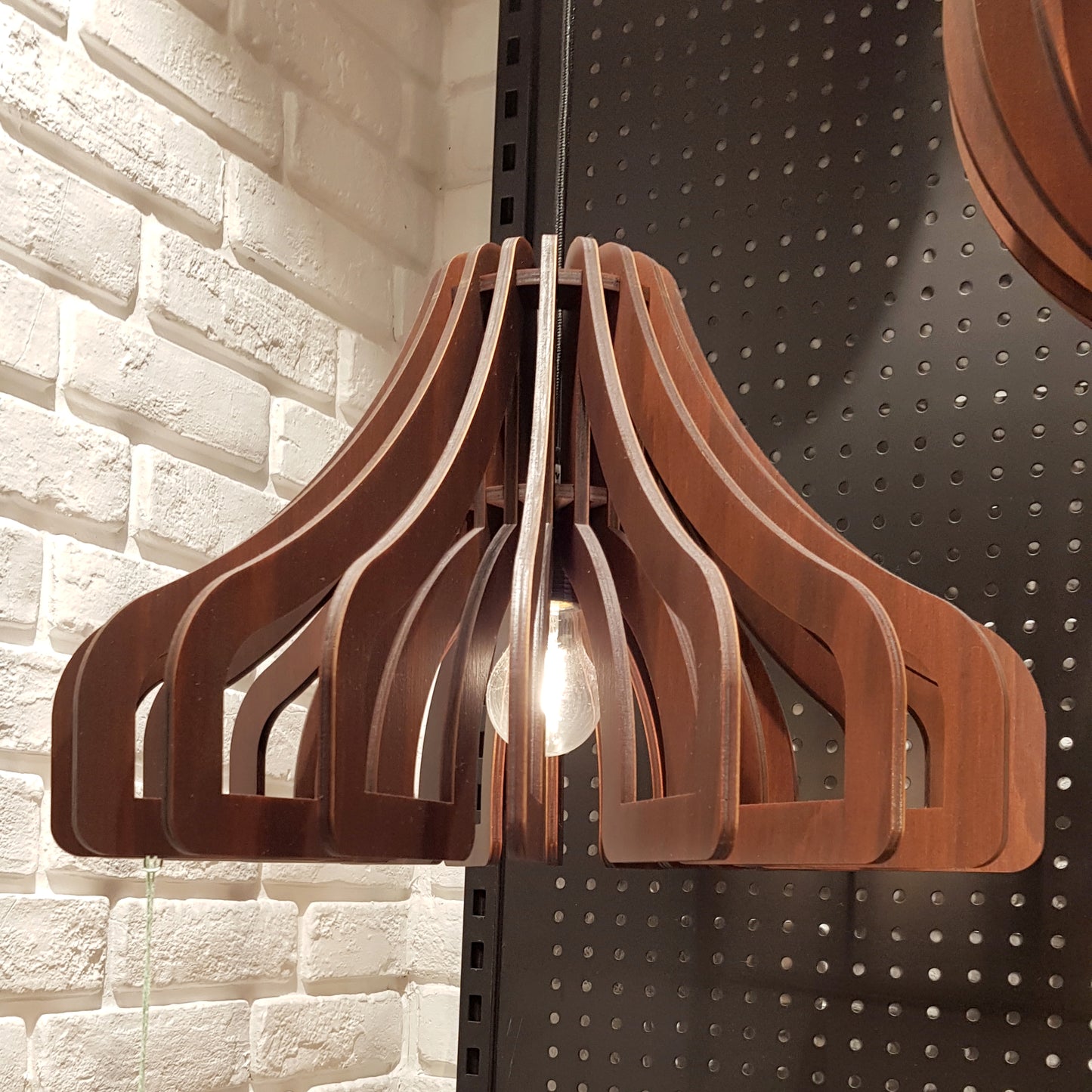 Hood Lamp - Ceiling Light - Jarrah