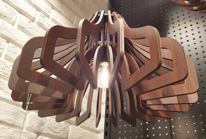 Hood Lamp - Ceiling Light - Jarrah