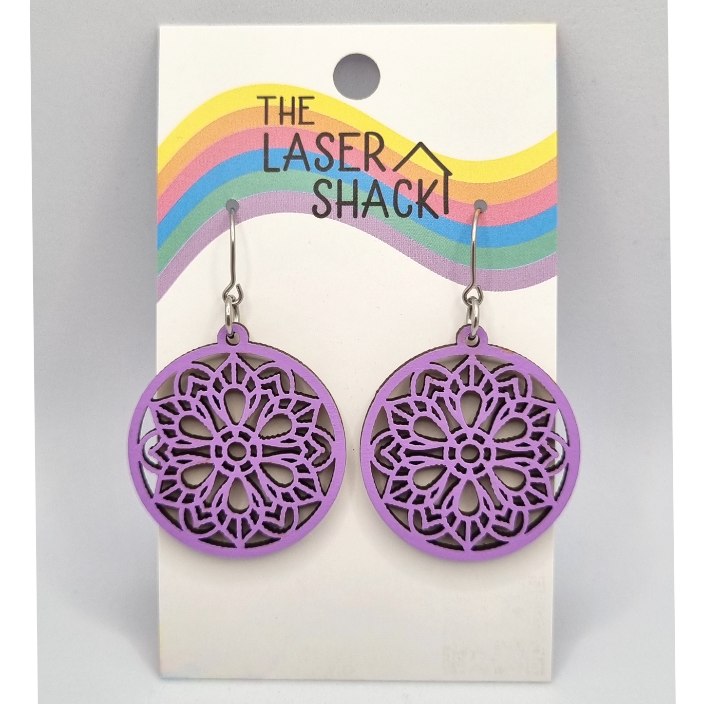 Earrings Rainbow Series - Rosette