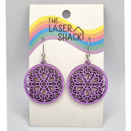 Earrings Rainbow Series - Rosette