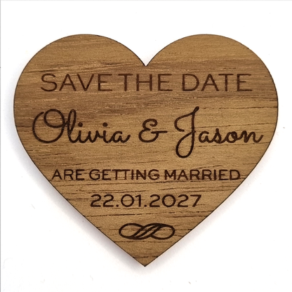 Magnet Save the Date Wedding Invite - Forever