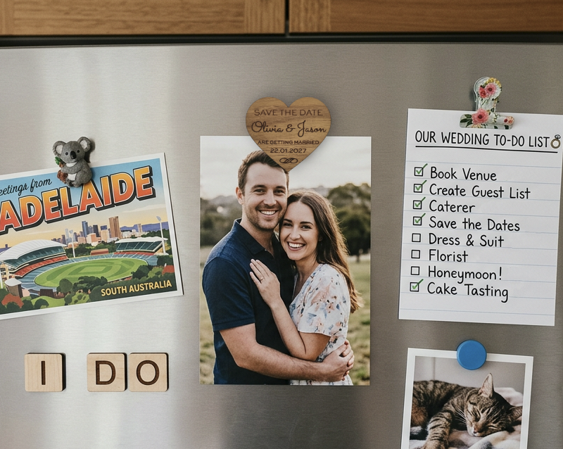 Magnet Save the Date Wedding Invite - Forever