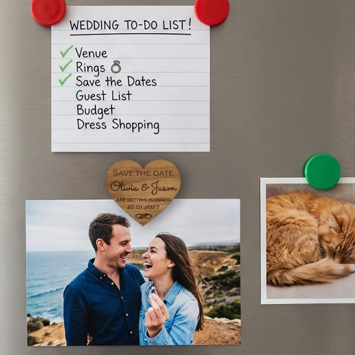 Magnet Save the Date Wedding Invite - Forever