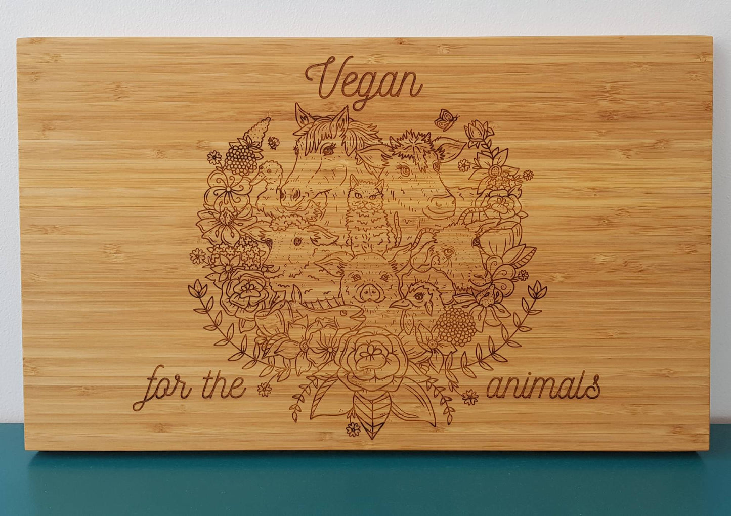 Chopping board - Vegan for the animals