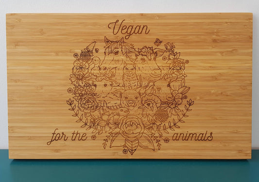 Chopping board - Vegan for the animals