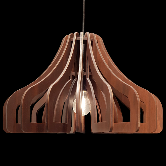Hood Lamp - Ceiling Light - Jarrah
