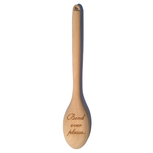 Spoon Engraved - Bend over please