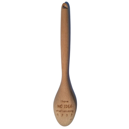 I have no idea what I am doing Spoon Engraved
