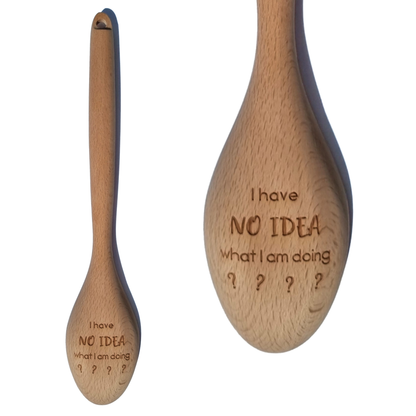 I have no idea what I am doing Spoon Engraved