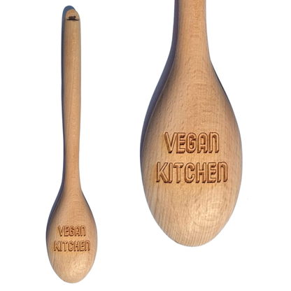 Vegan Kitchen Spoon Engraved