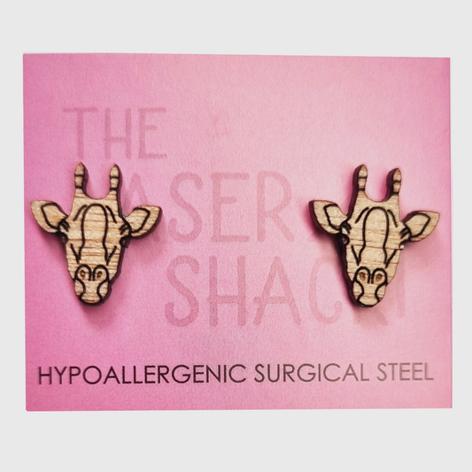 Studs Giraffe - Wood