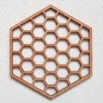 The Laser Shack - Coasters Hexa Honey