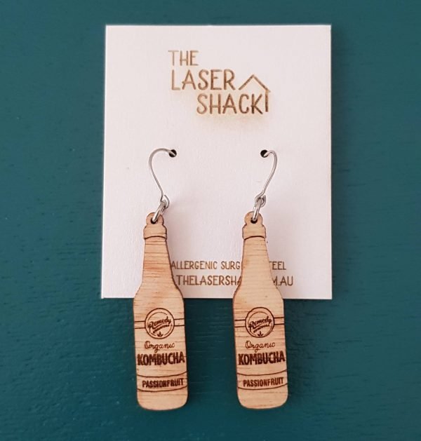 The Laser Shack Earrings Kombucha